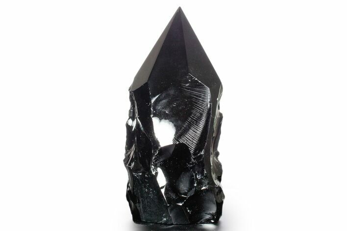 Free-Standing Polished Obsidian Point - Mexico #355049